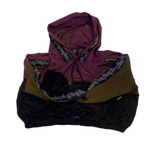 LF cropped windbreaker pullover XS